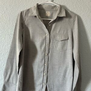 Gray Button-Up Shirt
